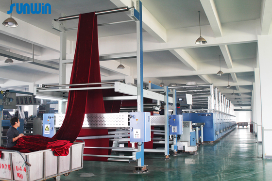 Complete Towel Stenter Fabric Textile Finishing Equipment 2600mm For Terry Towel