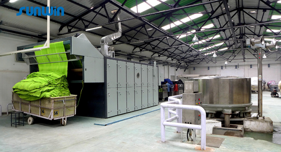 Gas Heated Textile Dyeing Machine Finishing Stenter Tumble Drying Equipment