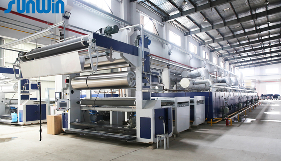Twin Air Heat Textile Stenter Machine Textile Finishing 230 Degree