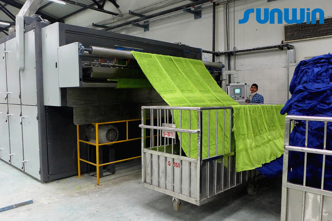 Gas Heated Textile Dyeing Machine Finishing Stenter Tumble Drying Equipment